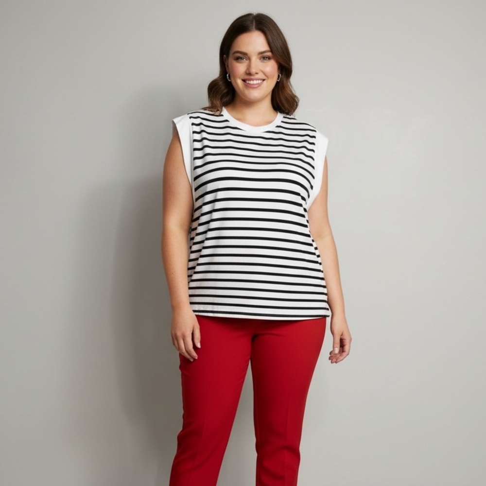 Dokotoo Striped Top 2XL